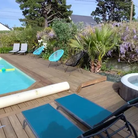 Holiday home Ile D'houat - Maison 5ch - 7 A 14 Pers. - Piscine & S *